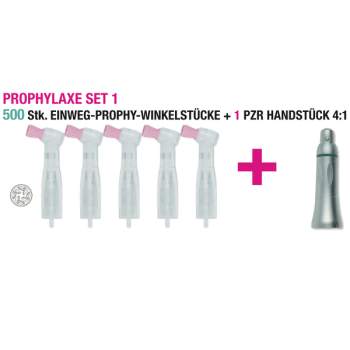 500 pcs disposable prophy contra-angles + handpiece 4:1