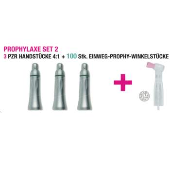 3 handpieces 4:1 + 100 pcs disposable propy contra-angles