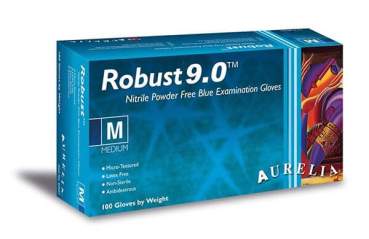 AURELIA Robust 9.0 Premium Nitrilhandschuhe Ice Blue